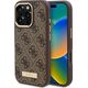 Guess Guess GUHMP16XU4GPRW iPhone 16 Pro Max 6.9" brązowy/brown hardcase 4G Logo Plate MagSafe