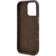 Guess Guess GUHMP16XU4GPRW iPhone 16 Pro Max 6.9" brązowy/brown hardcase 4G Logo Plate MagSafe