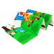 Reversible Educational Play Mat Extralink, 150x200x1 cm Foldable Animals + Carry Bag