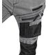 Spodnie robocze DENIM, wzmocnienia Oxford, szare, rozmiar M