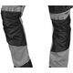 Spodnie robocze DENIM, wzmocnienia Oxford, szare, rozmiar XXL