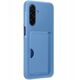 Etui Samsung Card Slot do Galaxy A17 niebieski