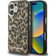 Case Karl Lagerfeld IML Leopard Pattern  MagSafe for iPhone 16 brown