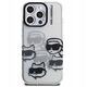 Etui Karl Lagerfeld IML Multi K&C Head Pattern do iPhone 16 Pro Max przezroczysty