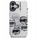 Etui Karl Lagerfeld IML Multi K&C Head Pattern do iPhone 16 przezroczysty
