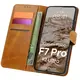 Etui z klapką Bizon Case Pocket do Xiaomi POCO F7 Pro / F7 Ultra brązowe
