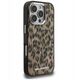 Etui Karl Lagerfeld IML Leopard Pattern MagSafe do iPhone 16 Pro brązowy