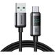 Kabel Joyroom S-A16 Pro Prism Series 66W USB-A - USB-C z wyświetlaczem 1,2m - czarny