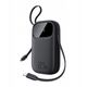 Powerbank Baseus EnerFill FC31 20000mAh 22.5W z wyświetlaczem cyfrowym i 2 wbudowanymi kablami (USB-C + Lightning) - czarny