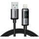 Kabel Joyroom S-A16 Pro Prism Series 3A USB-A - Lightning z wyświetlaczem 1,2m - czarny