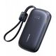 Powerbank Baseus EnerFill FC21 QPow3 Ultra 10000mAh 22.5W z wyświetlaczem cyfrowym i odłączanym kablem - czarny