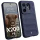 Pancerne etui Bizon Case Tur do Vivo X200 FE granatowe