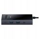Hub USB-C 8w1 Baseus PioneerJoy HDMI 4K@60Hz + HDMI 4K@30Hz + DisplayPort 8K@30Hz + VGA + 2 x USB-A 3.0 + 2 x USB-C - szary