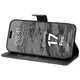 Etui z klapką Bizon Case Pocket do Apple iPhone 17 Pro czarne