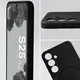 Silikonowe etui z pierścieniem magnetycznym Bizon Soft Case Magnetic do Samsung Galaxy S25+ Plus czarne