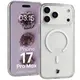 Etui z pierścieniem magnetycznym Bizon Case CrystalO Magnetic do Apple iPhone 17 Pro Max przezroczyste