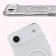 Etui z pierścieniem magnetycznym Bizon Case CrystalO Magnetic do Apple iPhone 17 Air przezroczyste