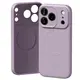 Etui Mercury Semi-Silicone MagSafe do iPhone 17 Pro lawendowa szarość