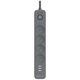 Listwa zasilająca antyprzepięciowa TRACER Power Line+ mobile ready 5 m (4 gniazda + 3x USB A, 5V 2,4A)