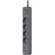 Listwa zasilająca antyprzepięciowa TRACER Power Line+ mobile ready 5 m (4 gniazda + 3x USB A, 5V 2,4A)