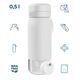 Butelka filtrująca Wessper B2 GLASS Actitex™ 500ml White (WES270-500-WH_K)