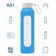 Szklana butelka Wessper B1 Borosilicate 500ml Ocean (WES260-500-OC-NEW)