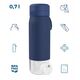 Butelka filtrująca Wessper B2 GLASS Actitex™ 700ml Blue (WES270-700-BL_K)