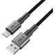 TECH-PROTECT ULTRABOOST DNA TYPE-C CABLE 15W/3A 25CM IRON GREY