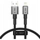 TECH-PROTECT ULTRABOOST DNA LIGHTNING CABLE 12W/2.4A 25CM IRON GREY