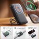 Powerbank Joyroom JR-PBM02 22,5W 10000mAh 3w1 indukcyjny magnetyczny kompatybilny z MagSafe z wbudowanym kablem - czarny