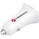Ładowarka ForCell Ładowarka Samochodowa Forcell USB 3.0 + USB C Quick Charging + Power Delivery PD20W 4A CC-QCPD01 biała