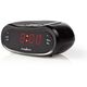 Radiobudzik Nedis CLAR001BK LED projekcja 2x budzik FM Czarny