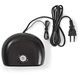 Radiobudzik Nedis CLAR001BK LED projekcja 2x budzik FM Czarny