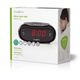 Radiobudzik Nedis CLAR001BK LED projekcja 2x budzik FM Czarny