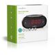 Radiobudzik Nedis CLAR001BK LED projekcja 2x budzik FM Czarny