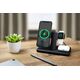 Fixed | MagPowerstation 3-in-1 wireless charging stand with MagSafe mount support | FIXMPOS-BK