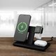 Fixed | MagPowerstation 3-in-1 wireless charging stand with MagSafe mount support | FIXMPOS-BK