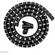 NEOMOUNTS Spiral Cable Wrap 15mm multiple cables black