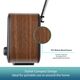 VQ Dexter radio. Walnut