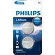 Philips Minicells Battery CR2025P2/01B, Single-use battery, Lithium, 3 V, 2 pc(s), 150 mAh, 3 year(s)