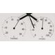 Wall clock GOLD RIM, white/gold/black, 4.2 x 38 cm