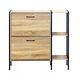 M12B4 ELEGANCKA SZAFKA NA BUTY KOMODA     MODERN LOFT Z PÓŁKAMI