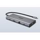 HUB UGREEN CM639 USB-C / HDMI 4K60 Hz, VGA, 2xUSB-C 3.2 10Gbps, 2xUSB-A, SD/TF, RJ45, AUX 3.5mm, USB-C 100W PD