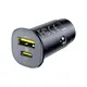Ładowarka samochodowa Baseus GoTrip USB-C / USB-A 30W - czarna