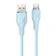 Kabel Baseus Pudding USB-A / USB-C 100W 2m niebieski
