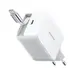 Ładowarka sieciowa Joyroom JR-TCL06 67W GaN z wbudowanym zwijanym kablem USB-C - biała