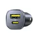 Ładowarka samochodowa Baseus GoTrip USB-C / USB-A 30W - czarna