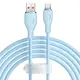 Kabel Baseus Pudding USB-A / USB-C 100W 2m niebieski