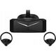 Gogle VR Pimax Pimax Crystal Light with controllers, VR glasses (black, PCVR)