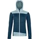 Bluza z kapturem damska Ortovox Fleece Light Hoody - deep ocean